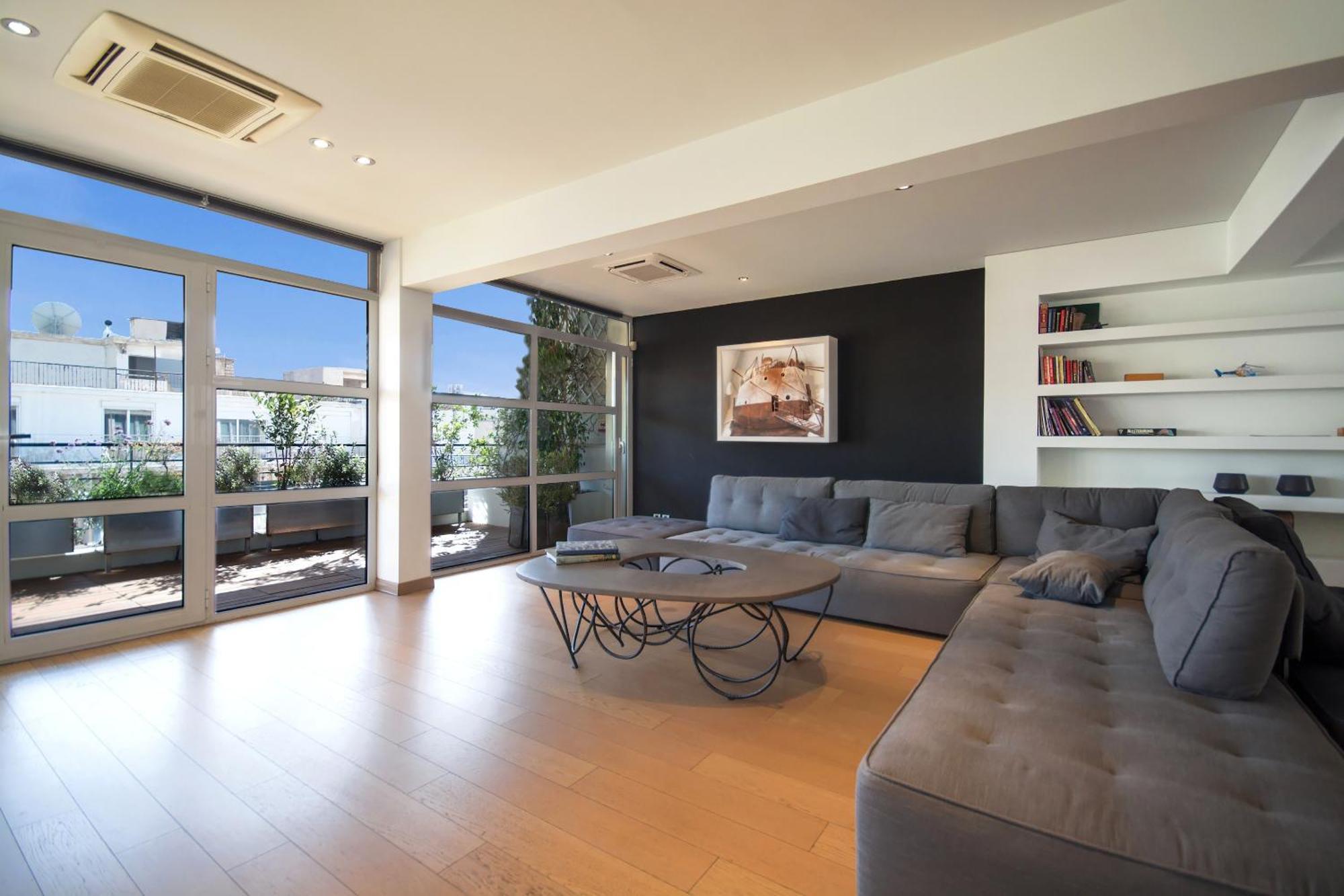 Апартаменты Hidesign Athens Art Loft Penthouse Acropolis View Экстерьер фото