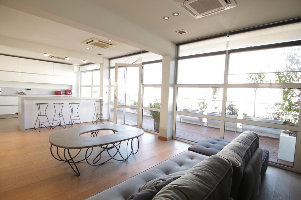 Апартаменты Hidesign Athens Art Loft Penthouse Acropolis View Экстерьер фото
