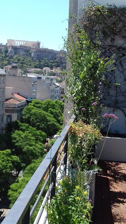 Апартаменты Hidesign Athens Art Loft Penthouse Acropolis View Экстерьер фото